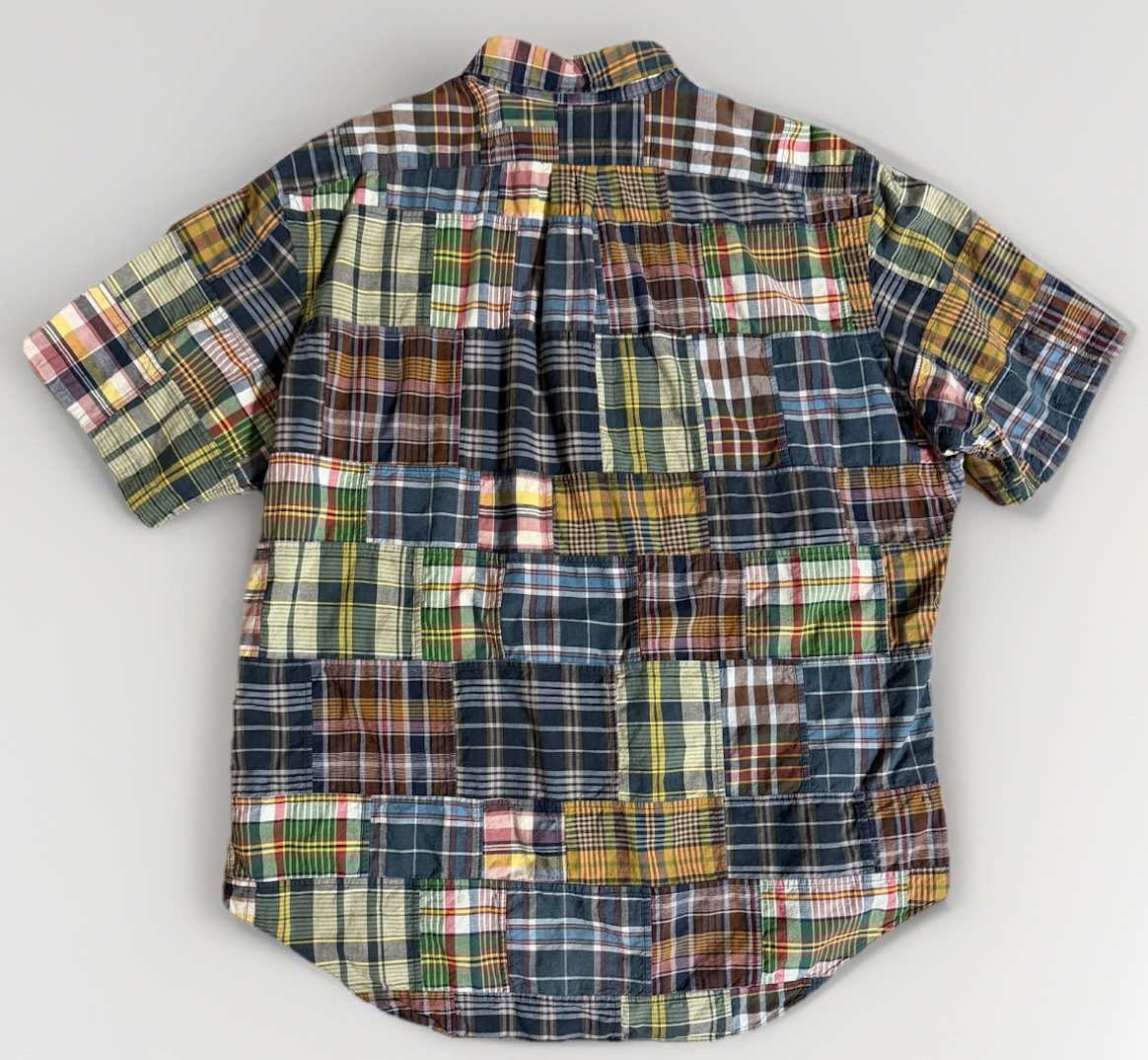 Ralph Lauren Patch Work Madras Button Down Shirt … - image 4