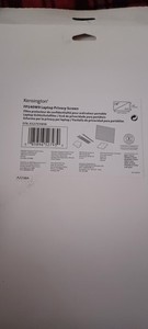 NEW NEVER USED Kensington 14” FP140W9 Laptop Privacy Screen actual meas. 12 x 7"