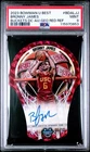 2023 BOWMAN U BEST BRONNY JAMES BUCKETS DC AU-GEO RED REF/ 10 PSA9