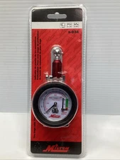 Milton S-934 0 to 120 psi Dial Tire Pressure Gauge w Tire Tread Depth Gauge