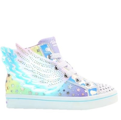Skechers little Toddler Twinkle Toes Dreamy Wings Light Up Wings size 7 (small)
