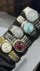 Lot of 5 Vintage Seiko 5 Automatic Day-Date Men's Japanese Watche 7009