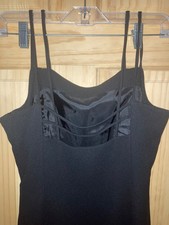 Jones New York Evening Black Double Strap Long Dress Size 6 Beautiful!