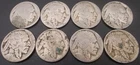 Lot of 8 Dateless US Buffalo Nickels Coins Low Price! Group A