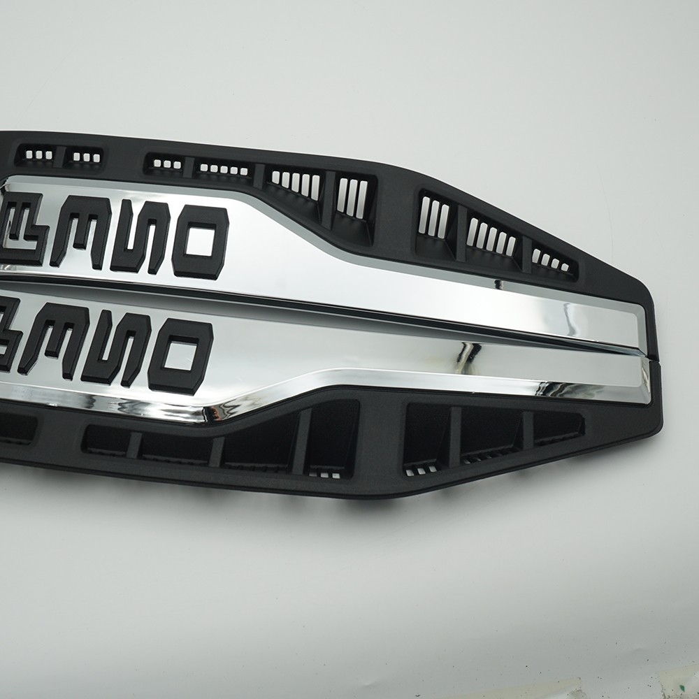 New Fits 2023-2025 F350 Platinum Fender LH + RH Nameplate Emblem Black Silver