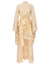 ZIMMERMANN Luna Satin Drape Dress Size AU3