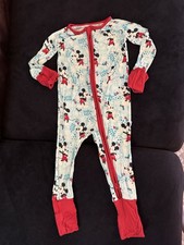 Little Sleepies 6-12 Monhs Zippies Mickey Mou...