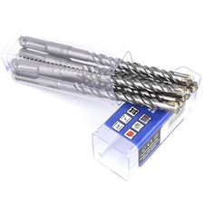 6 Pcs 3/8-Inch x 6-Inch SDS Plus Rotary Hammer Drill Bit Carbide Tip