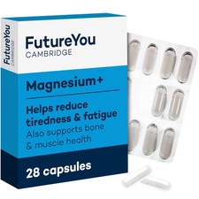 Magnesium 575mg Supplement 28 High Strength Capsules Magnesium Lactate & Vitamin 1.17 per thousand milligrams