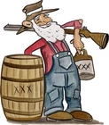 Hillbilly Moonshiner High Quality Vinyl Decal Sticker - Car Truck Tumbler Cooler