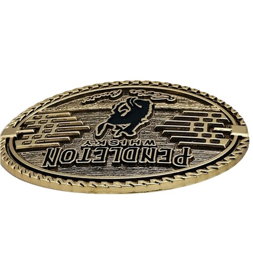 Pendleton Whisky Let 'Er Buck Montana Silversmiths Belt Buckle