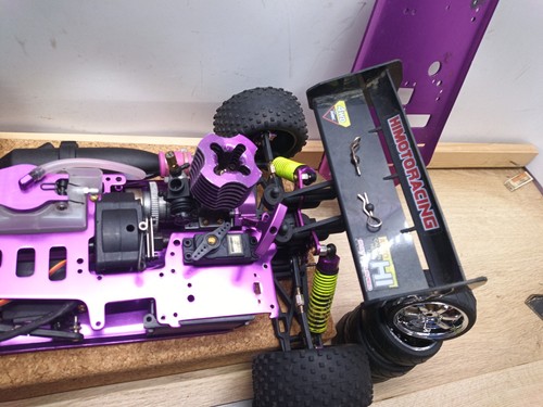 NITRO RC CAR 1/10 Scale Hsp/himoto-style Chassis Spares Or Repairs+Parts - Foto 3 di 22