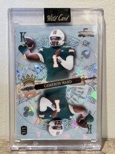 Wild Card 5 Card Draw Stacked Deck 2024 Cameron Ward Miami 1/1 Rookie