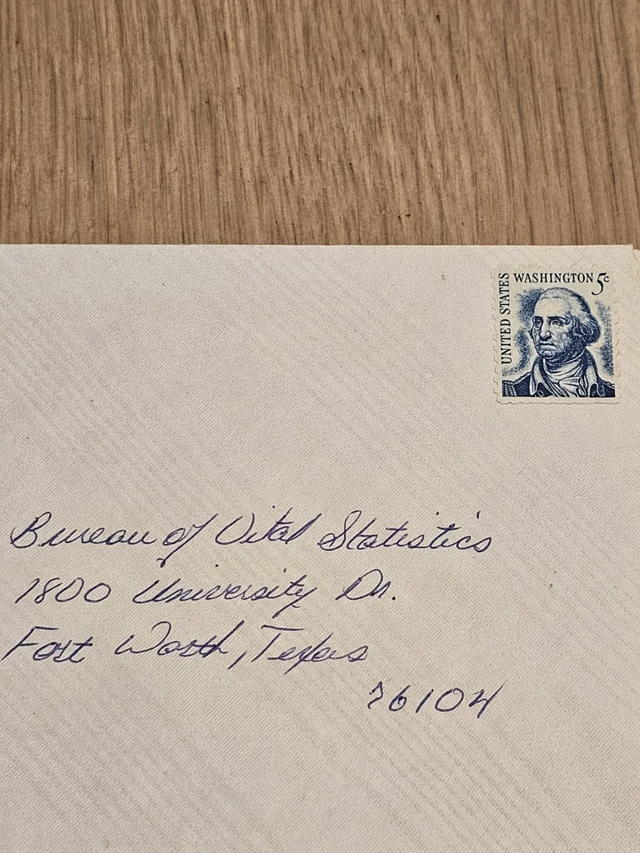 1967 GEORGE WASHINGTON 5 CENT BLUE Stamp Vintage Rare Not Canceled! 1968 Postage - Image 2 of 4