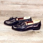 Allen Edmonds BRIDGETON Dress Loafer  9 B  Narrow Black * add $15 Cedar Trees — photo 7