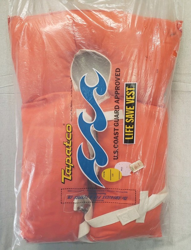 2 - Vintage Tapatco Type 1 Adult AK-1 Life Vest