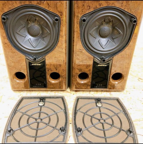 BOSE 120 Hyper Star Driver Pair Bookshelf Speakers Black.s