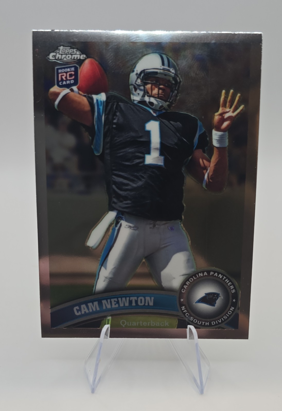 2011 Topps Chrome - Cam Newton #1 Ball in Right Hand (RC)