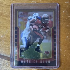 2000 Bowman Chrome Football Card Warrick Dunn #98 Tampa Bay Buccaneers NFL Base