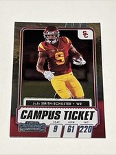 JuJu Smith-Schuster USC 2021 Contenders Draft Picks Campus Ticket Foil #90