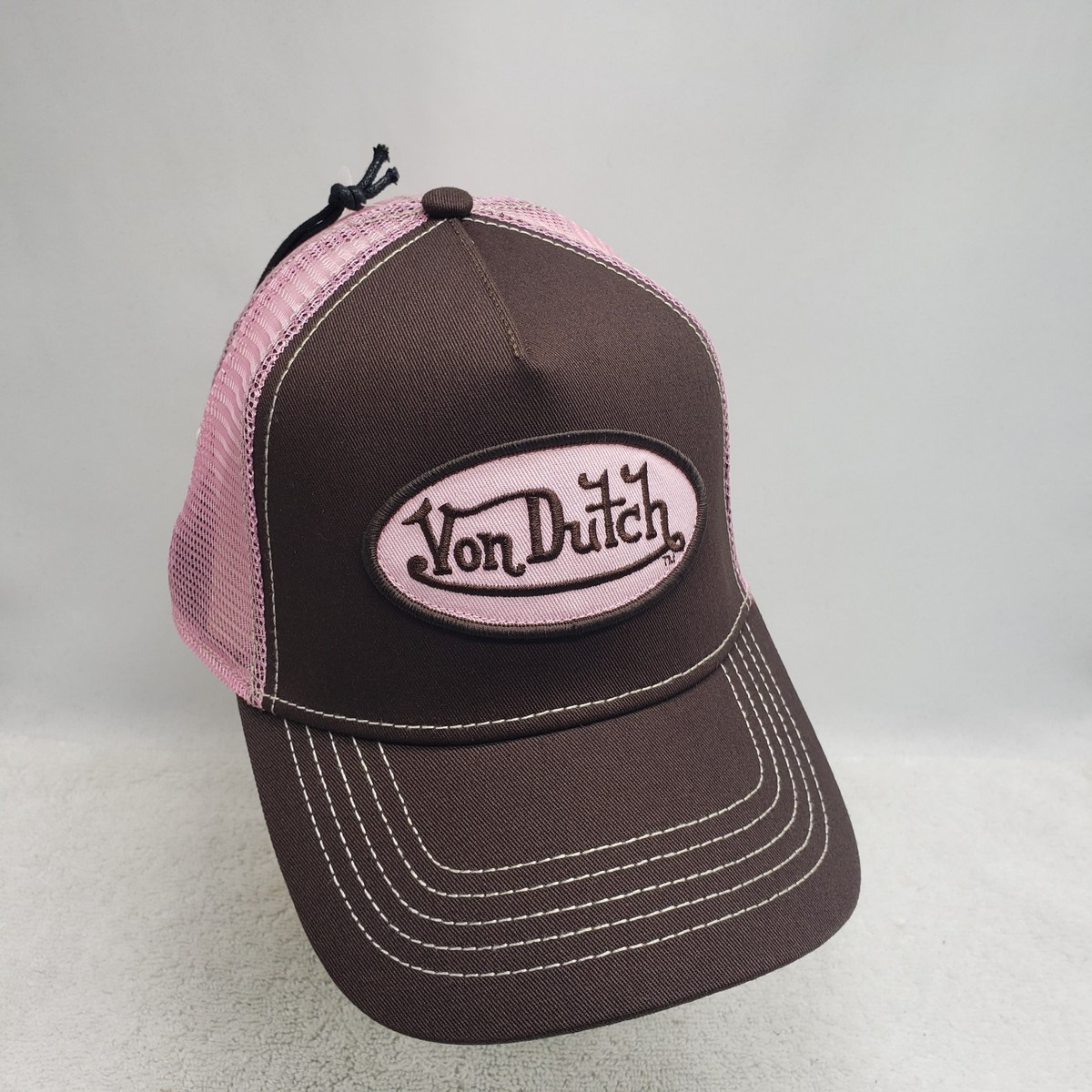 Vintage Von Dutch Black and Pink Mesh Cap RARE Find Y2K Authentic Vintage Von Dutch Originals | Mercari main image 4