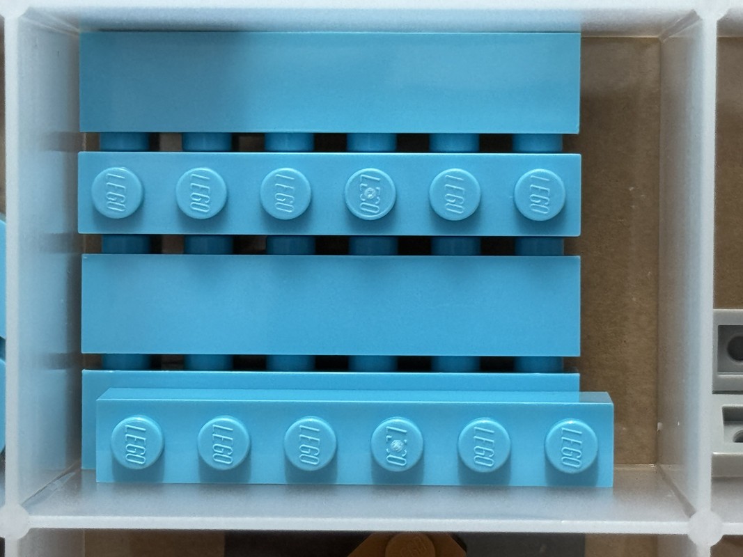 LEGO Parts - Medium Azure Brick 1 x 6 - No 3009 - QTY 5 | eBay