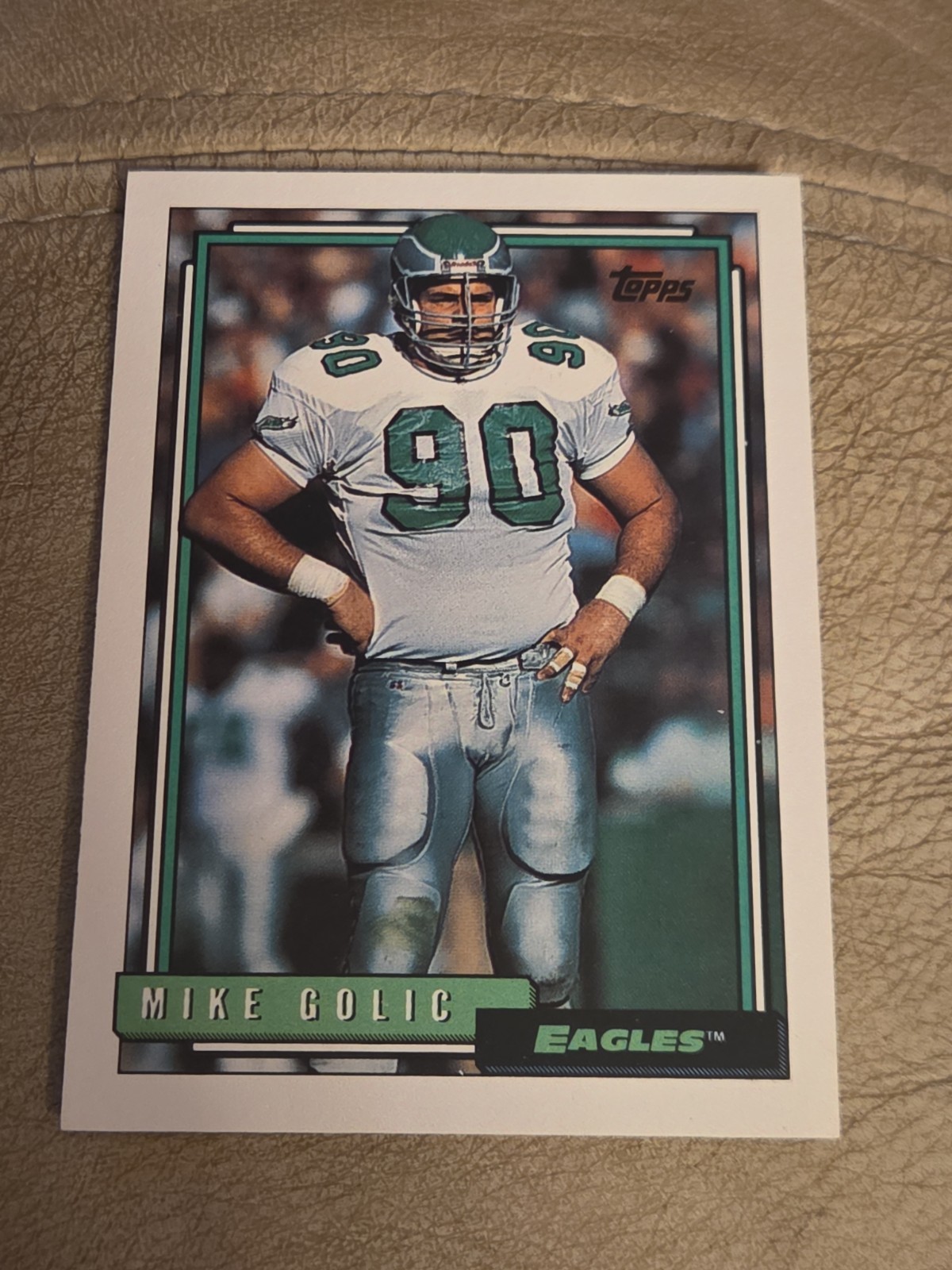 1992 Topps #397 Mike Golic Philadelphia Eagles Football Card