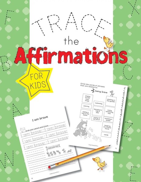 Purple Diamond Press | Trace The Affirmations | Taschenbuch | Englisch (2020)-image