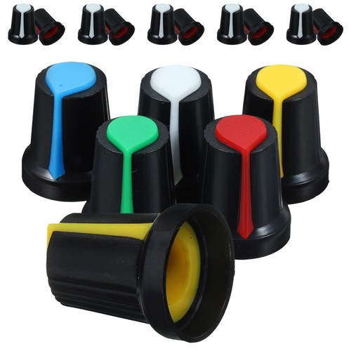 50 Pcs Potentiometer Knob Cap Guitar Knobs Metal Volume and Tone Control - Picture 4 of 12