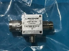 Mini Circuits MCL ZNBT-60-1W Bias Tee RF N conn Microwave Test SMA 2.5 MHz-6GHz