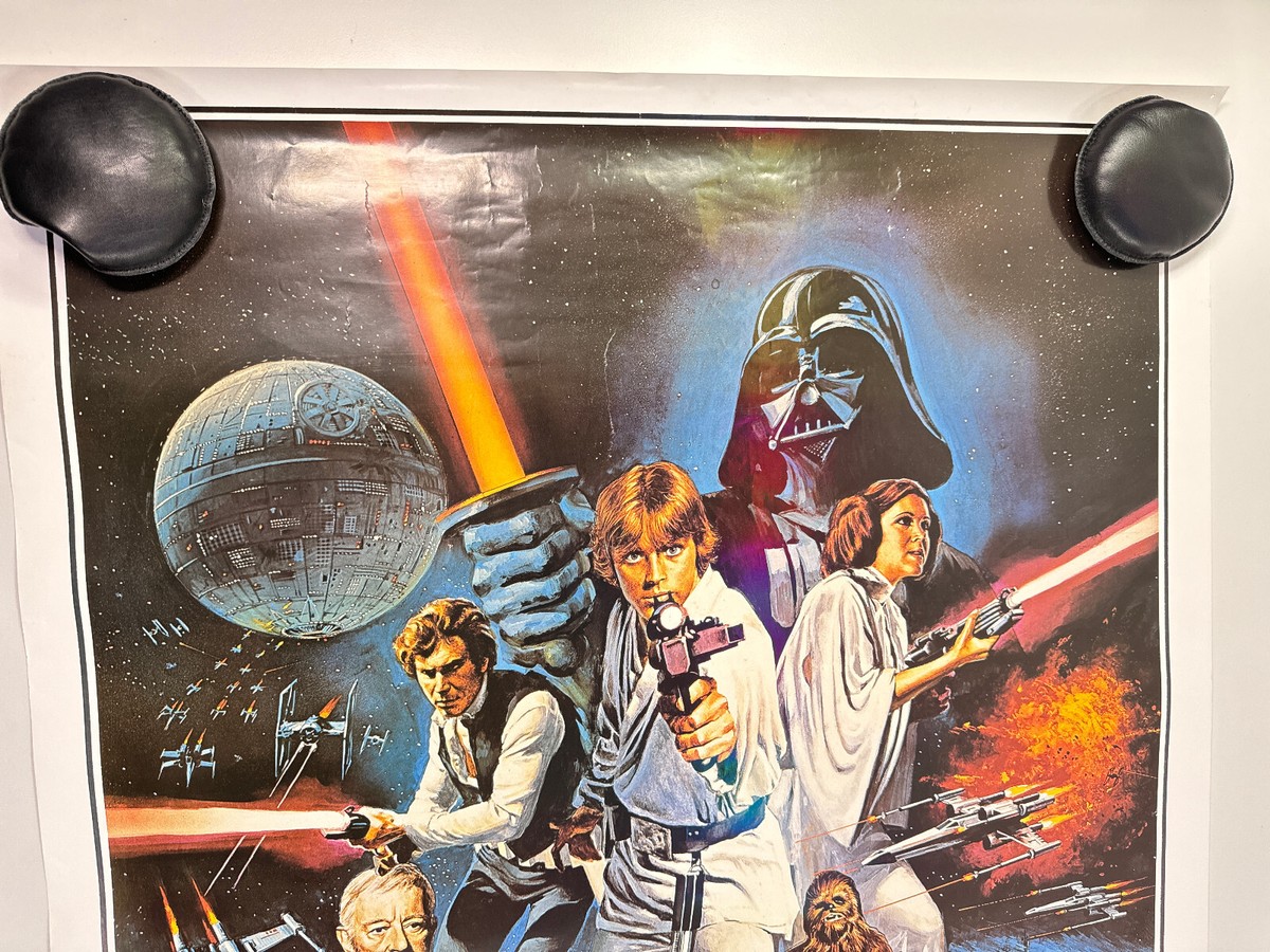 1977 1993 Zig Zag Star Wars Movie Poster 40 x 27 | eBay