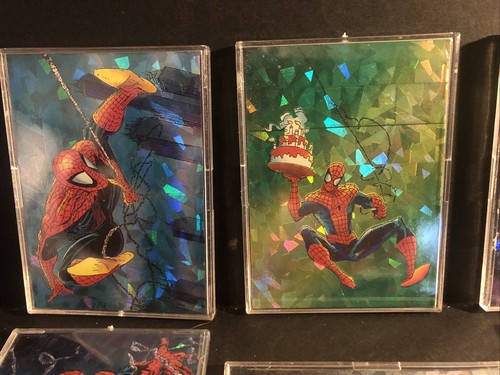 All 12 1992 Spider-Man Todd Mcfarlane Era & 30th Anniversary prism Marvel Cards - Picture 2 of 23