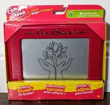 Etch A Sketch Classic Red Drawing Toy with Magic Art Screen for Ages 3 & Up NEW
