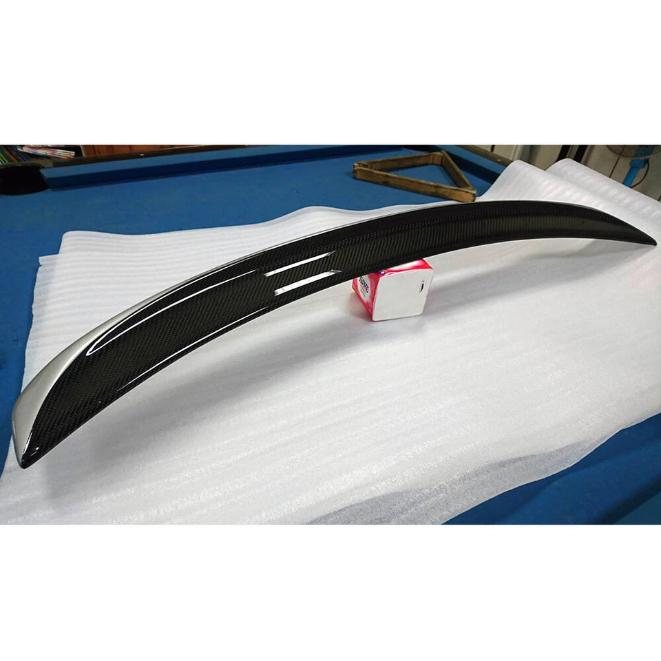 Carbon + Silver F Type Trunk Spoiler V Type For Lexus IS250 IS350 IS F 2006-2012 Foto 3 de 4