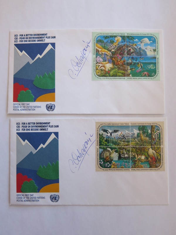 First day covers for UN Economic Commission for Europe For a Better Environment