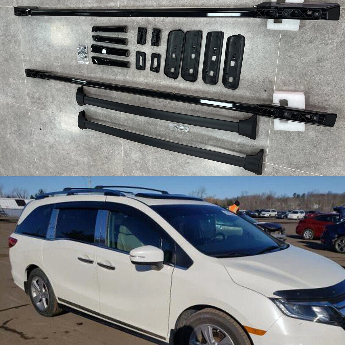 Honda odyssey roof rails installation sale