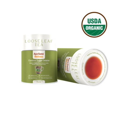 Control Sugar Delete | Organic Gymnema Tea blend | Loose leaf | Award winning