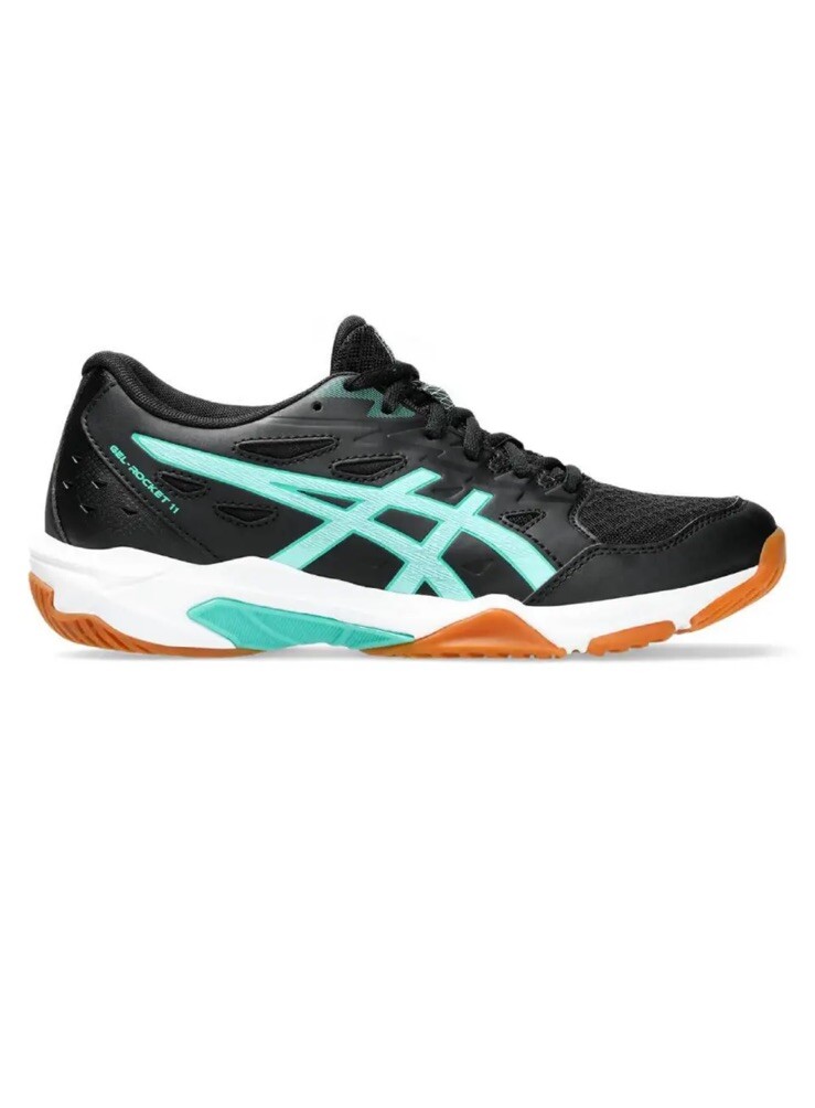 Asics Gel Rocket 11 Women's Indoor Court Shoe (Black/Mint) US Size