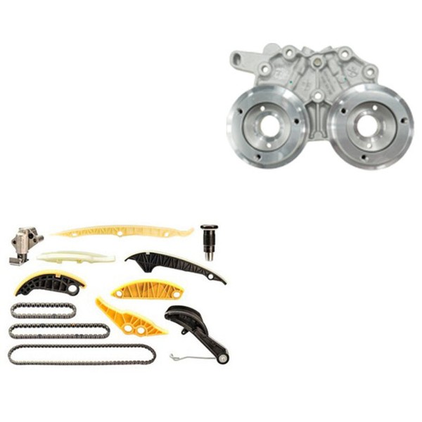 Steuerkettensatz + Nockenwellnbock FüR VW 1.8 2.0 TSI 06H109158M 06L103144F CHH-image