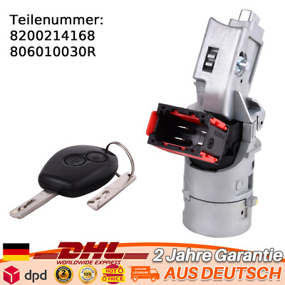 Zündschloss für Renault Clio 3 Kangoo 2 Modus Master 3 Twingo 2 Fluence Trafic 3