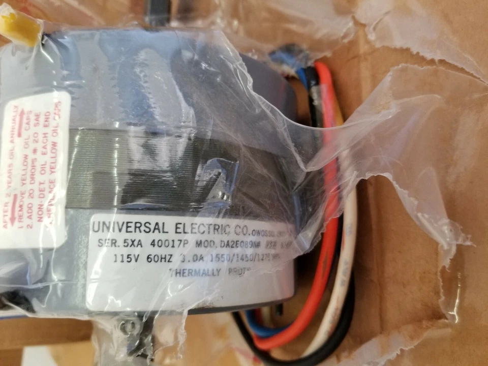 Вентилятор двигателя FSP AC 949678 Universal Electric Co. НОВЫЙ в открытой коробке - Изображение 3 из 4