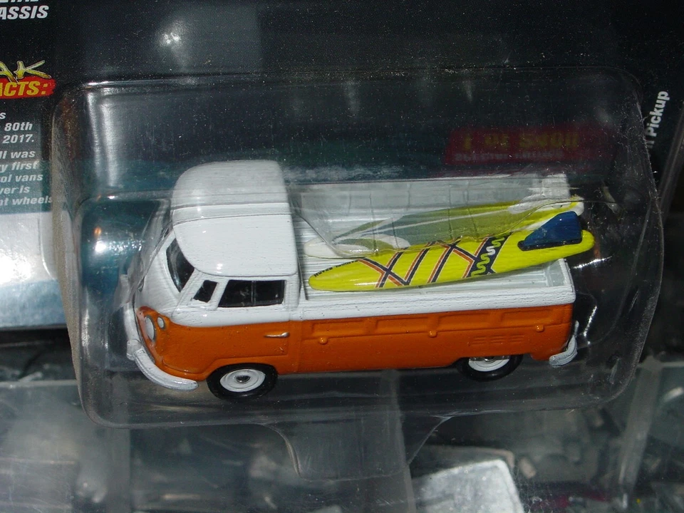 Johnny Lightning 2017 Surf Rods Special 1962 VW Tipo II Pickup - Naranja, MIP 1/2400 Foto 2 de 3