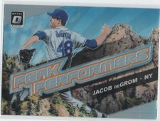 2019 Donruss Optics PEAK PERFORMERS HOLO #PP-5 Jacob DeGrom NEW YORK METS 7