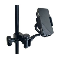 Music Microphone Stand Smartphone Mount w/Multi Angle 360 Swivel Adjust Holder