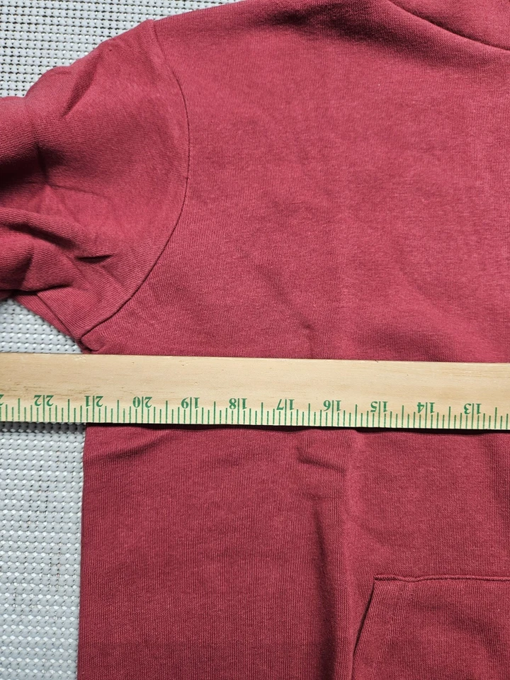 Ascot And Hart Athletics Women's Zip-up Graphic Hoodie Size XS Red - Image 3 of 4