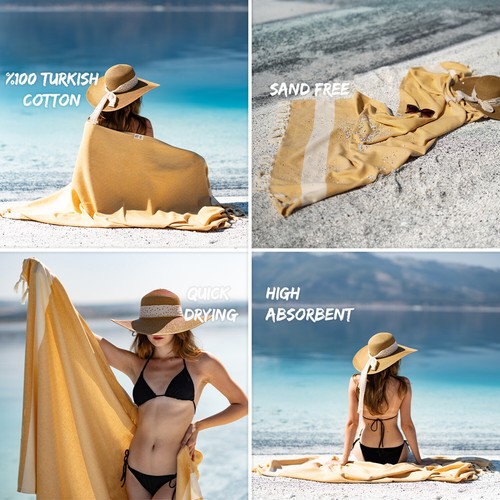 TURKISH BEACH TOWEL100% COTTON TRAVEL CAMPING SAUNA YOGA BATH HOME DECOR BLANKET - Picture 85 of 105