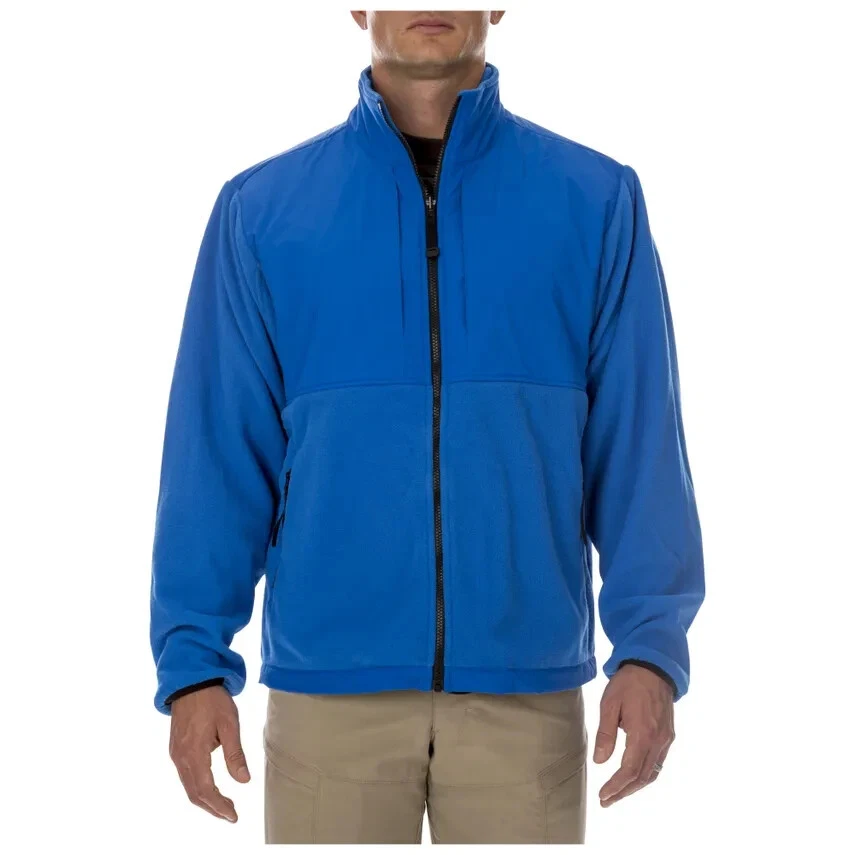 Parka impermeable transpirable azul amarillo 5.11 Tactical Responder Hi-Vis para hombre Foto 3 de 4