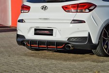 Cup Diffusor Ansatz für Hyundai i30N Performance AB Heck Stoßstange ABS NOAK