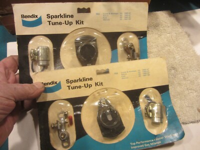 1960 - 1967 Ford Mercury Falcon Comet 6cyl Ignition Tune Up Kits Bendix 2pcs