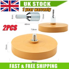 For Glue Rubber Eraser Wheel Tool Remove Adhesive Sticker Car Decal Remover 88mm